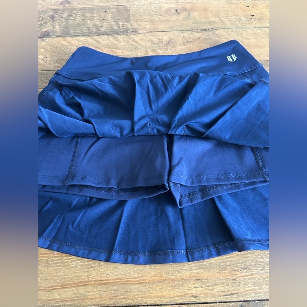 ELEVEN By Venus Williams Blue Tennis Pleated Skort with and side pockets - Picture 8 of 9